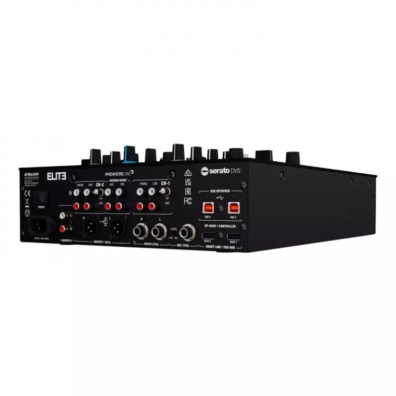 RELOOP Elite – professionele 2-kanaals DVS-mixer voor Serato DJ Pro