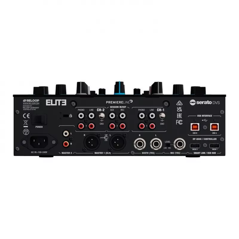 RELOOP Elite – professionele 2-kanaals DVS-mixer voor Serato DJ Pro