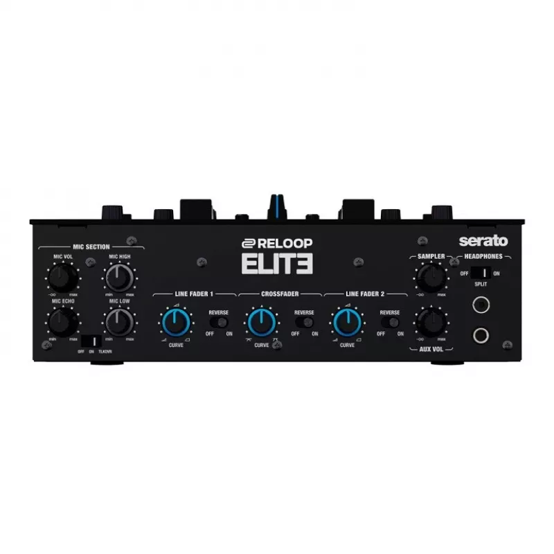 RELOOP Elite – professionele 2-kanaals DVS-mixer voor Serato DJ Pro