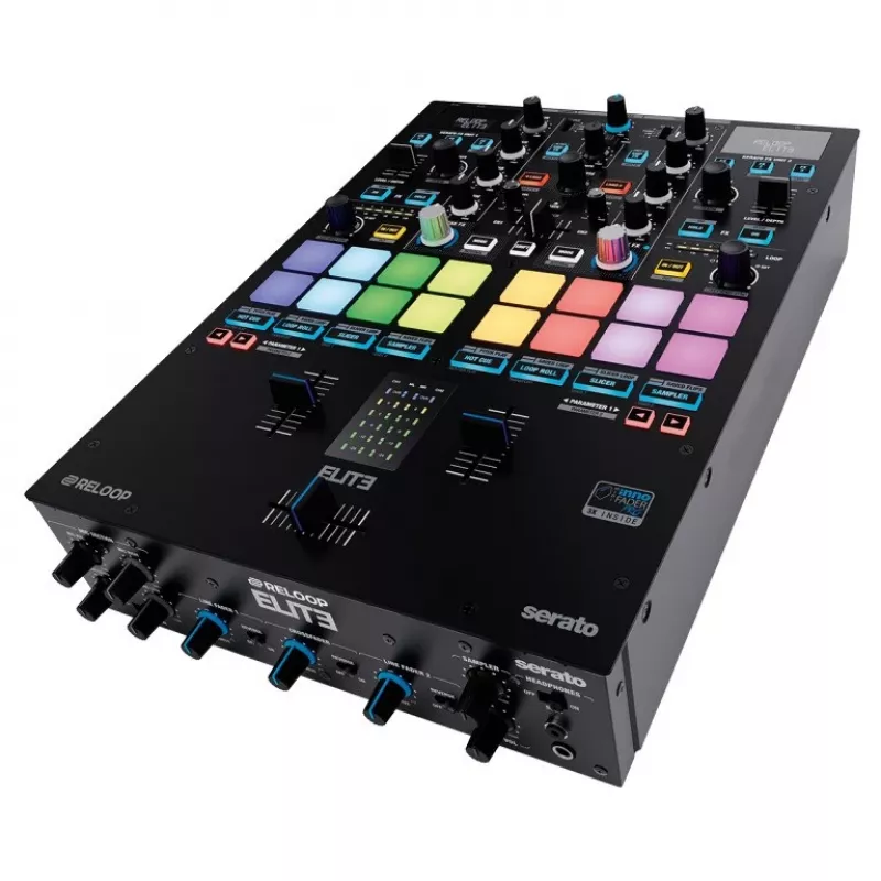 RELOOP Elite – professionele 2-kanaals DVS-mixer voor Serato DJ Pro