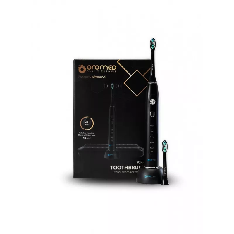 oromed ORO-SONIC X PRO BLACK sonische tandenborstel