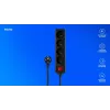 SAVIO LZ-14 4-voudige stekkerdoos met 2 USB-aansluitingen, 1,5m kabel, wit