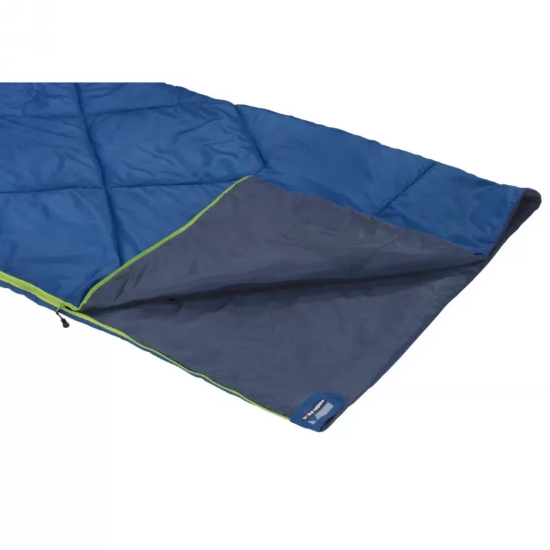 High Peak Patrol deken slaapzak blauw/donkerblauw