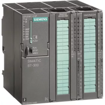 Siemens SIMATIC S7-300 CPU 314C-2 DP compacte CPU, MPI, 24 DI/16 DO, 4 AI/2 AO, 192 KB werkgeheugen