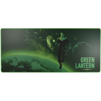 LEXIP X WARNER Green Lantern XXL gaming-muismat - micro-woven fabric, gestikte randen, antislip rubberen onderkant (WAXLXMP0008)