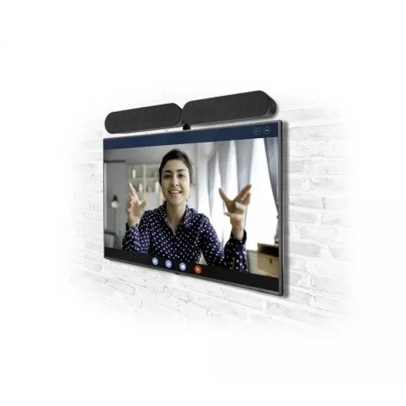B-TECH Montageplaat voor Dual Logitech Rally Plus Luidsprekers Zwart