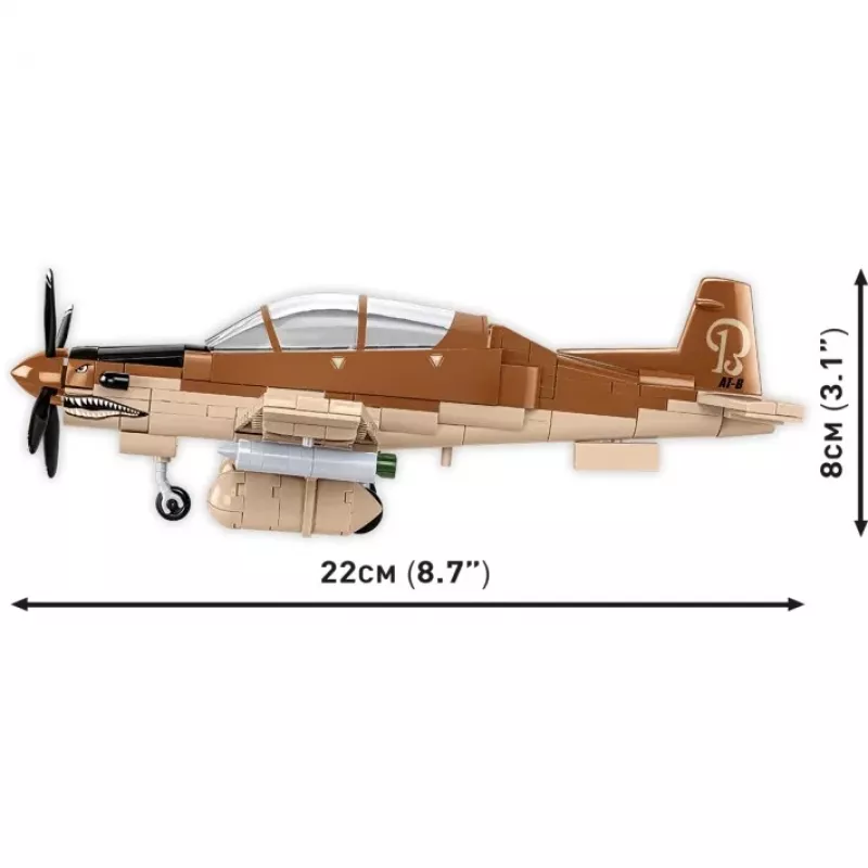 COBI KLOCKI Blocks AT-6 Wolverine 263-delige Bouwset