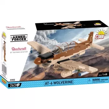 COBI KLOCKI Blocks AT-6 Wolverine 263-delige Bouwset
