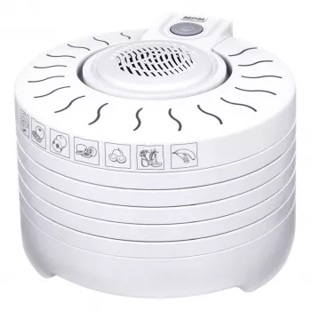 MPM MSG-01 Paddenstoelen- en Fruitdroger 250W 5 plateaus Wit