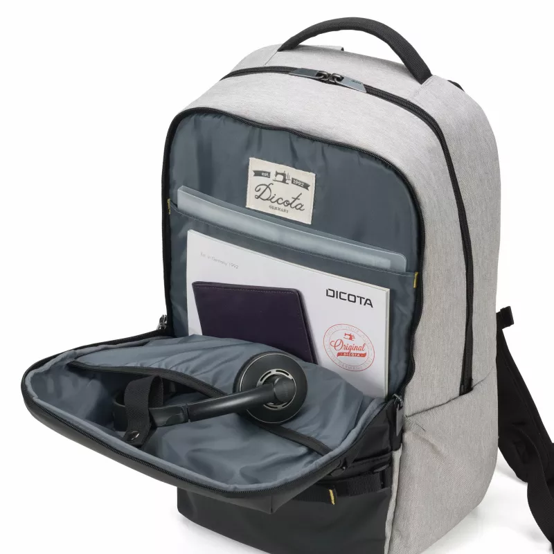 DICOTA rugzak MOVE 13-15.6 inch lichtgrijs