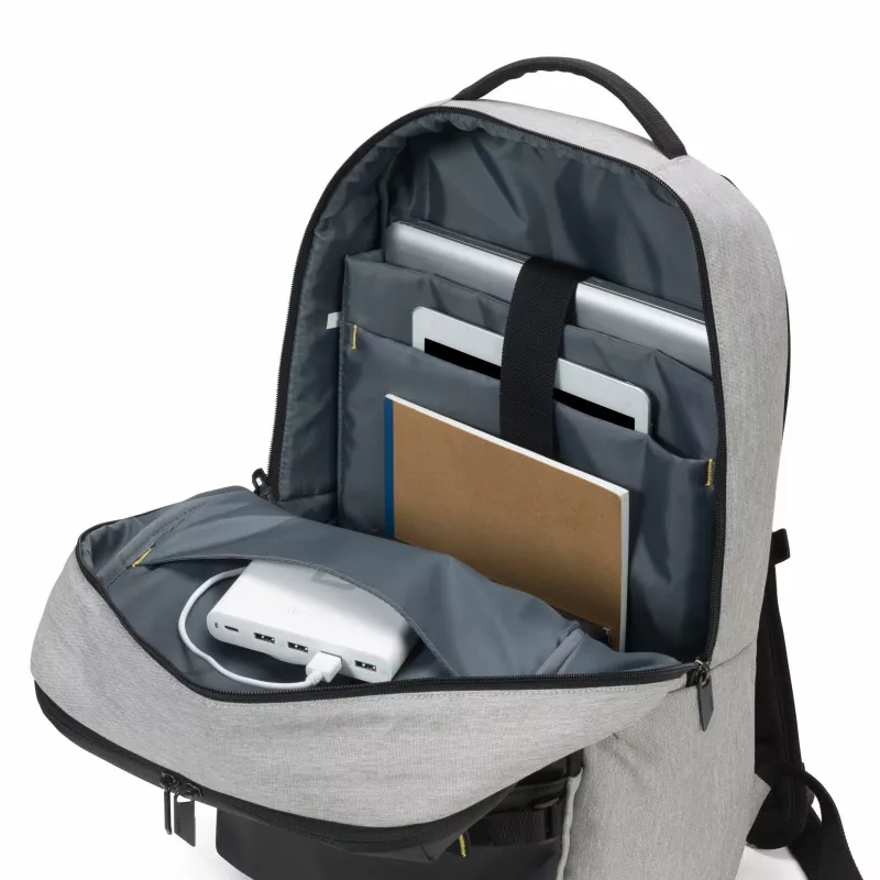 DICOTA rugzak MOVE 13-15.6 inch lichtgrijs