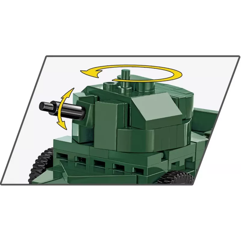 COBI 2988 Rolls-Royce Armoured Car 1920 Pattern Mk I bouwblokkenset