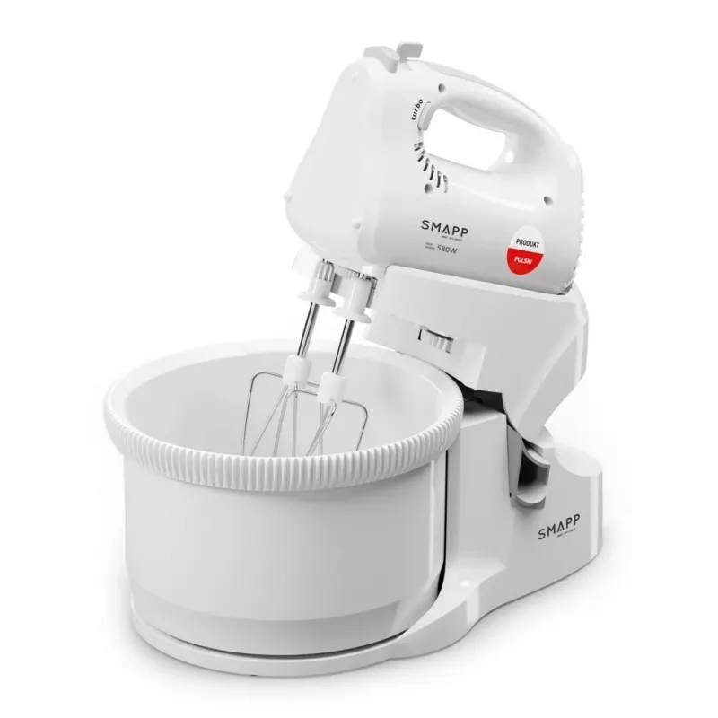 SMAPP handmixer met 2 kommen 451.66 wit