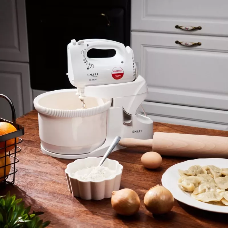 SMAPP handmixer met 2 kommen 451.66 wit