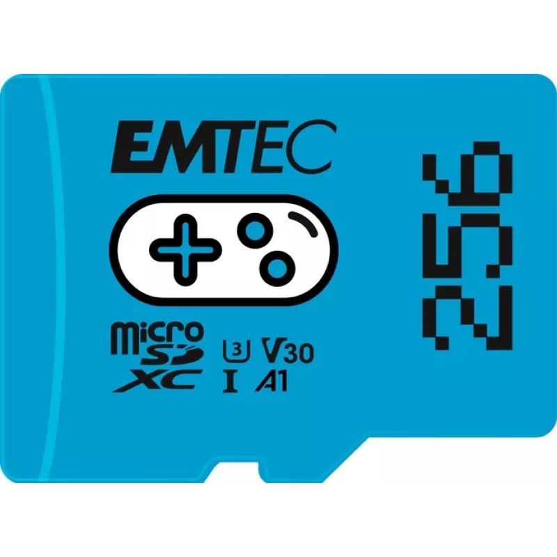 EMTEC gaming microSDXC 256 GB UHS-I U3 V30 A1 geheugenkaart