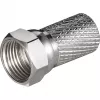 GOOBAY F-stekker 7mm, zilver