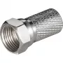 GOOBAY F-stekker 7mm, zilver