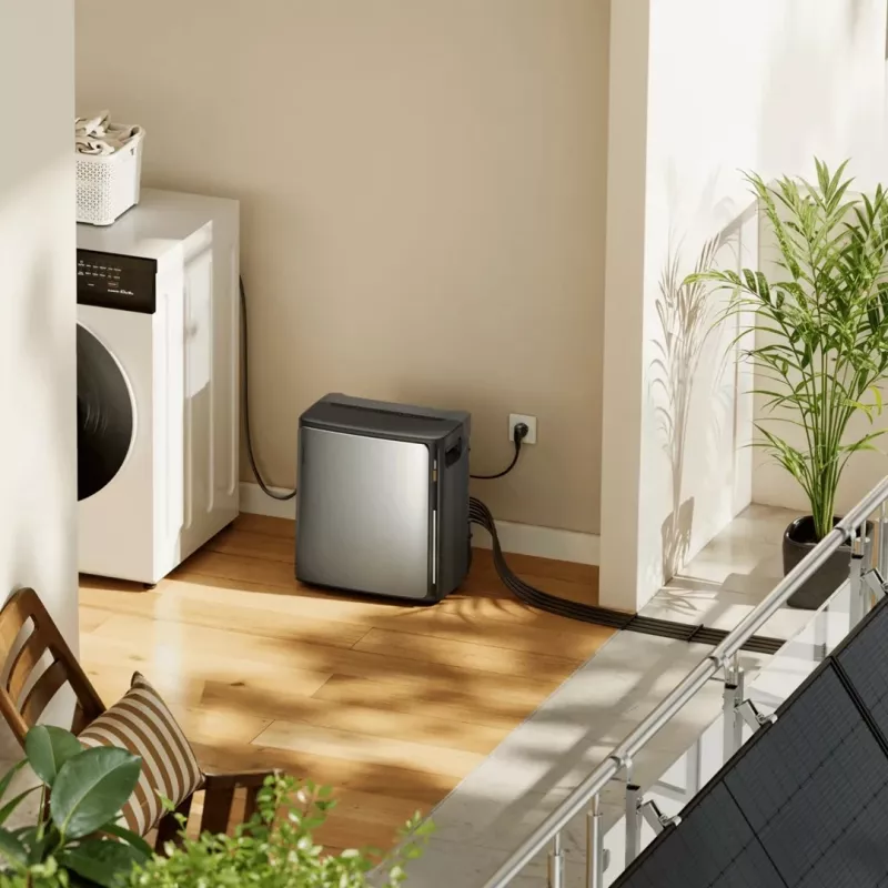 EcoFlow STREAM Ultra X Black micro-omvormer energieopslag (3,84 kWh)
