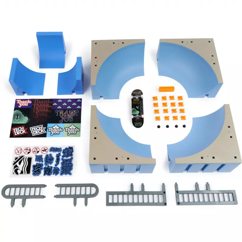 SPINMASTER Tech Deck Mega Bowl fingerboard skatepark speelset