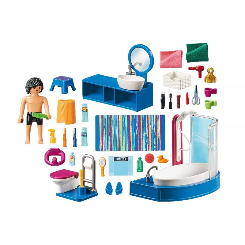 Playmobil poppenhuis 70211 badkamer met badkuip