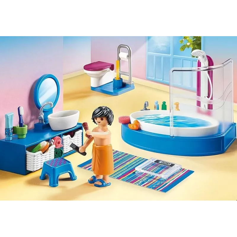 Playmobil poppenhuis 70211 badkamer met badkuip