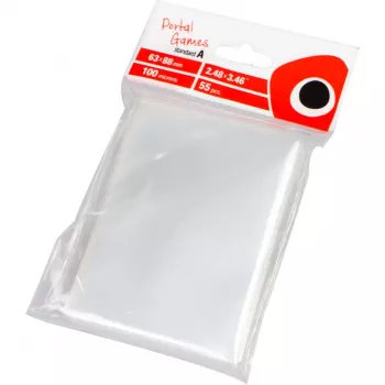 PEGASUS Clear Card Sleeves: Standard A (63x88 mm) = CCG, transparant, 55-pack