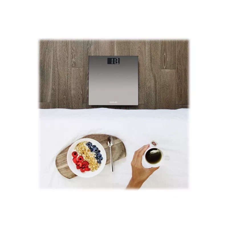 Cecotec Surface Precision 9200 Healthy Smart Lichaamsanalysesweegschaal, 180 kg capaciteit, Bluetooth, zilver