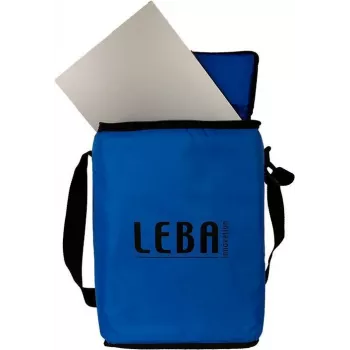 LEBA NoteBag Large 5 notebook oplaadtas - blauw