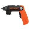 Black & Decker BDCSFL20C-QW 3,6V accu-schroevendraaier met zaklamp, zwart/oranje