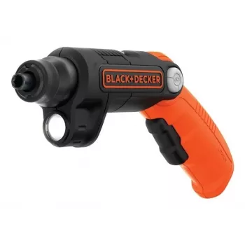 Black & Decker BDCSFL20C-QW 3,6V accu-schroevendraaier met zaklamp, zwart/oranje