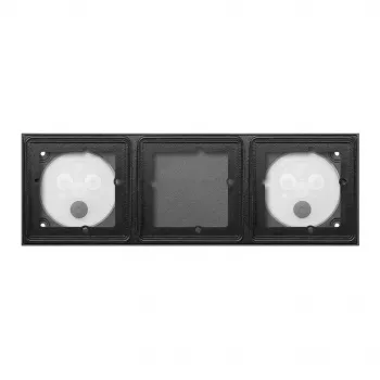 GIRA 551300 Inbouwbehuizing 3-voudig System 106 zwart