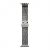 LAUT SATURN LOOP titanium geweven mesh-armband voor Apple Watch