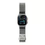 LAUT SATURN LOOP titanium geweven mesh-armband voor Apple Watch