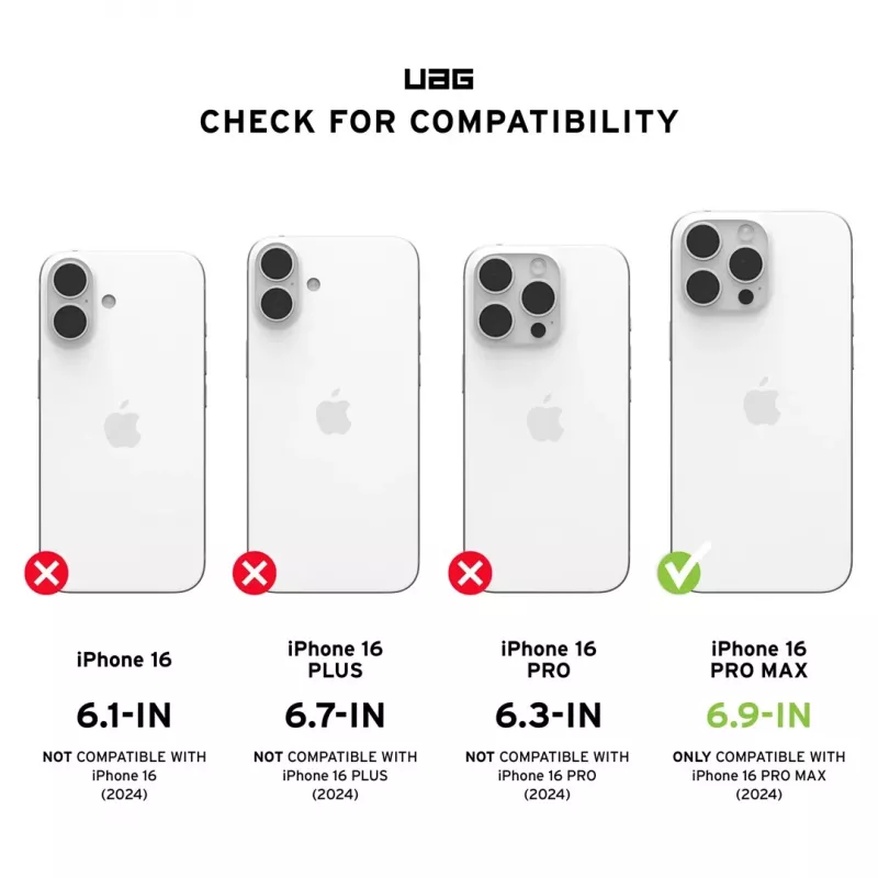 URBAN ARMOR GEAR UAG Plasma XTE MagSafe-hoesje met standaard voor iPhone 16