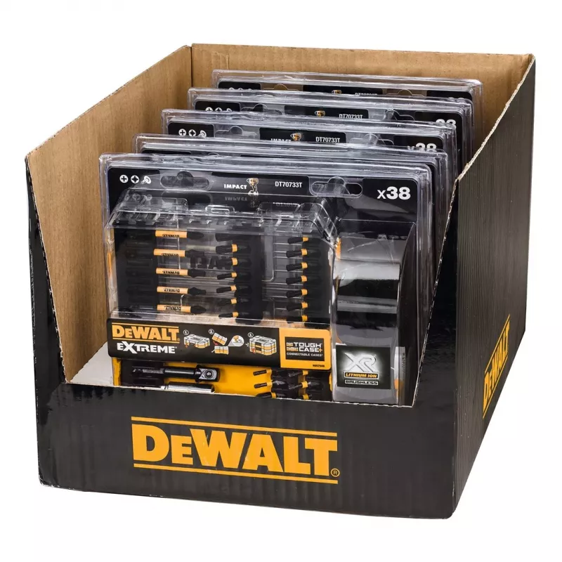 DEWALT DT70733T-QZ 38-delige schroevendraaier-bit-set met magnetische bithouder