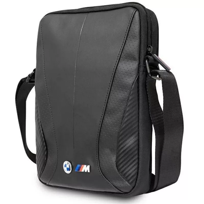 BMW Carbon Tricolour tabletbag 10 inch zwart