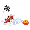 BRIO RC racewagen met afstandsbediening, rood/wit
