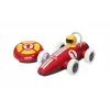 BRIO RC racewagen met afstandsbediening, rood/wit