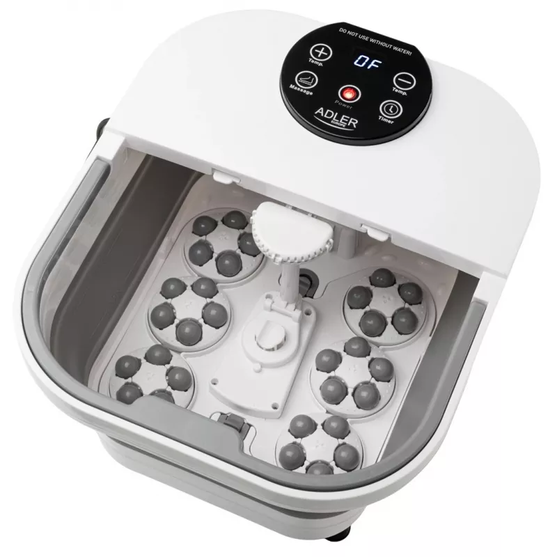 ADLER AD 2182 voethydromassageapparaat met bubbels, vibratie, infrarood en rollen