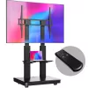 ONKRON TS2811E-B mobiele tv-standaard voor 50-120 inch schermen, zwart