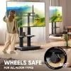 ONKRON TS2811E-B mobiele tv-standaard voor 50-120 inch schermen, zwart