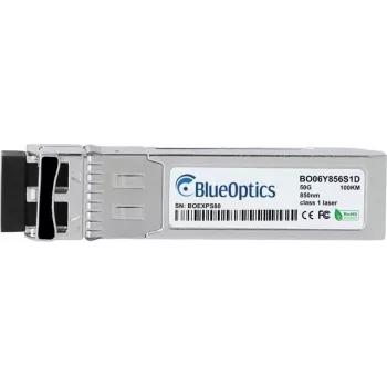 BlueOptics SFP-50G-SR-S compatibele SFP56-transceiver, LC duplex, 50GBASE-SR, multimode vezel, 850nm, 100m, 0-70°C, DDM