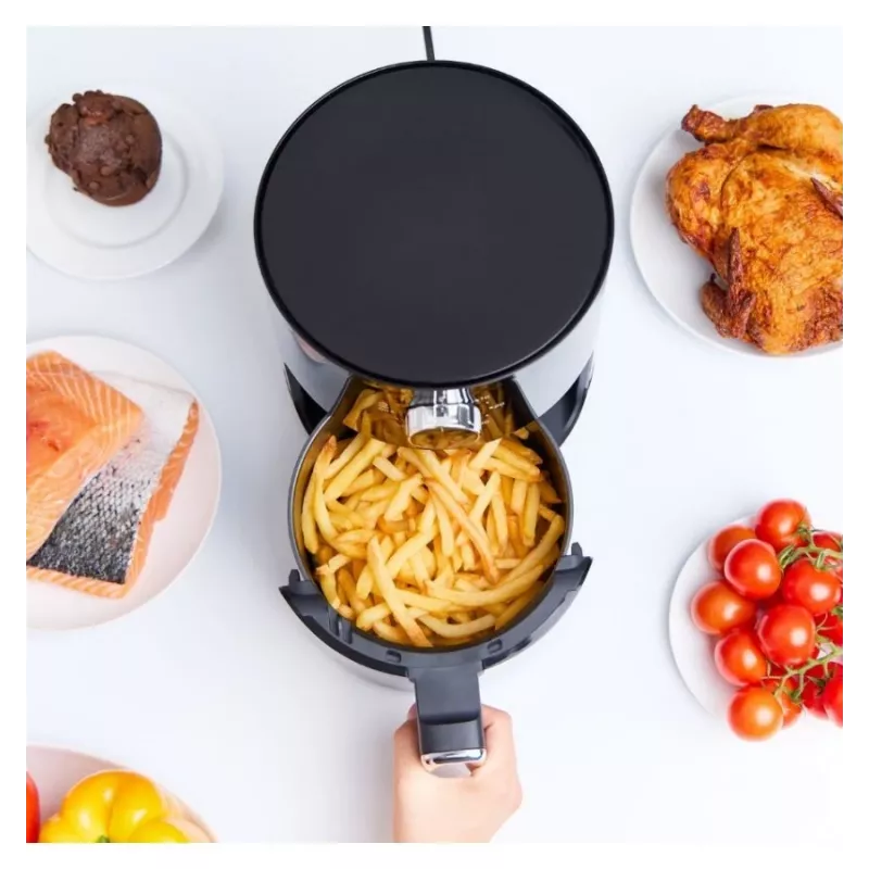 MPM MFR-12 heteluchtfriteuse 1500W 3,2L zwart