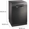 Bosch SMS4ENC06E vrijstaande vaatwasser, 13 couverts, 44 dB, Silver Inox