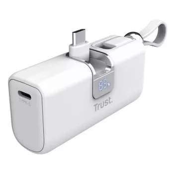 Trust Pacto 5000 mAh witte powerbank