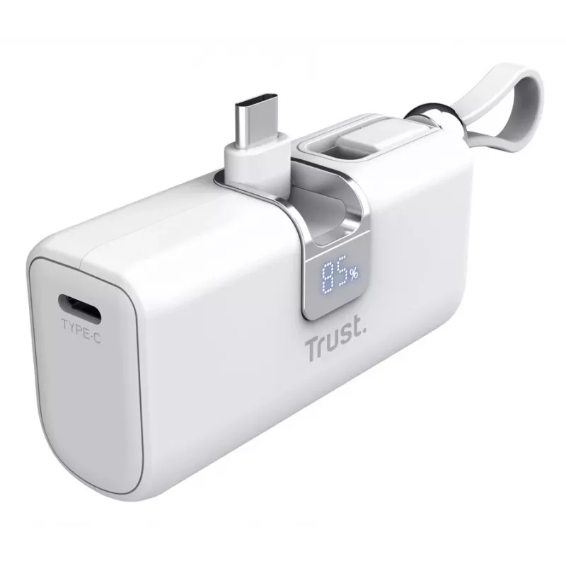 Trust Pacto 5000 mAh witte powerbank