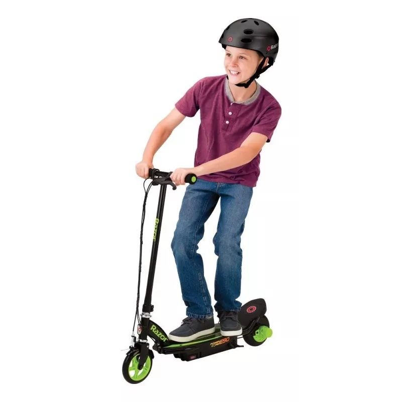 Razor Power Core E90 elektrische scooter - 16 km/h - zwart/groen