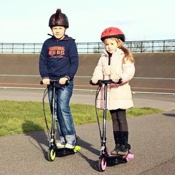 Razor Power Core E90 elektrische scooter - 16 km/h - zwart/groen