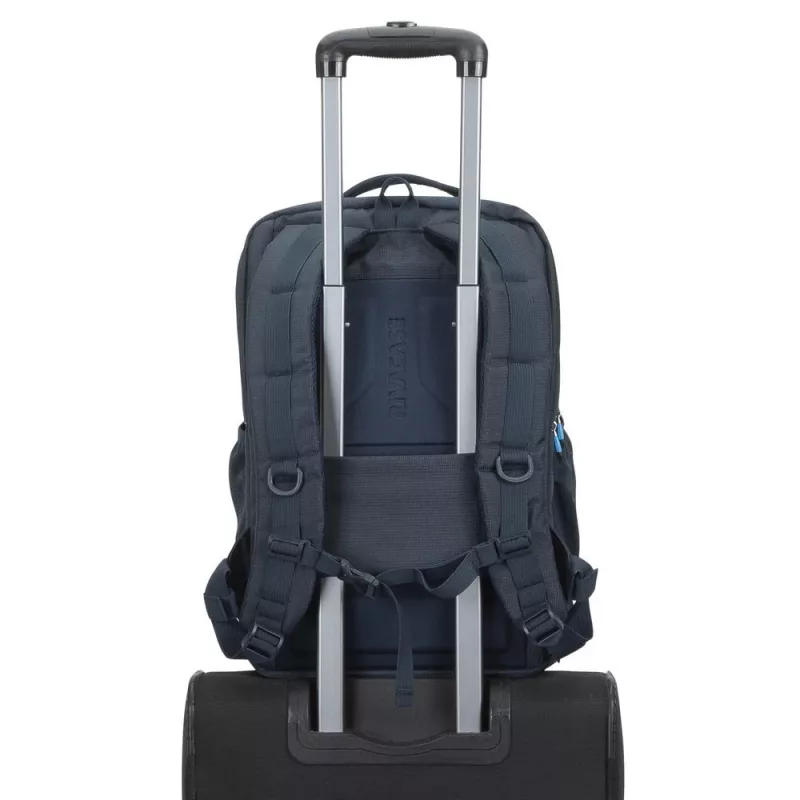 Rivacase 7861 17.3 inch laptoptas rugzak blauw