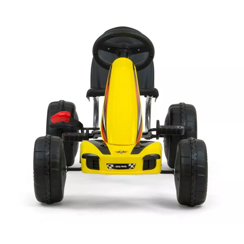 MILLY MALLY skelter met pedalen Viper geel